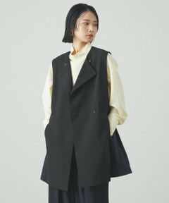 CAST: / キャスト コロン その他アウター | 【着回し抜群】バックフレアロングジレ
