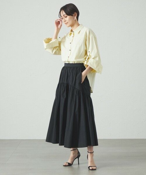 CAST: / キャスト コロン シャツ・ブラウス | 【イチオシ】ロールアップオーバーブラウス | 詳細4