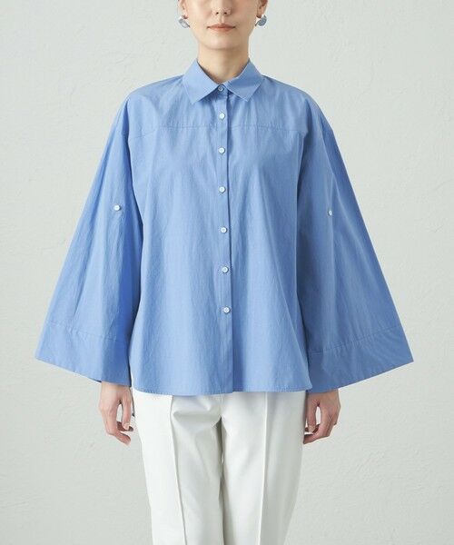 CAST: / キャスト コロン シャツ・ブラウス | 【イチオシ】ロールアップオーバーブラウス | 詳細5