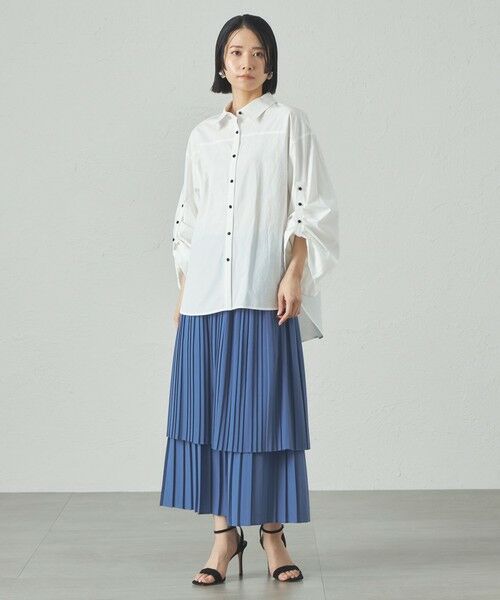 CAST: / キャスト コロン シャツ・ブラウス | 【イチオシ】ロールアップオーバーブラウス | 詳細2