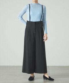 CAST: / キャスト コロン パンツ | 【イチオシ/機能性素材】サスペンダーワイドパンツ