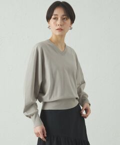 CAST: / キャスト コロン ニット・セーター | 【着回し抜群】Vネックニットプルオーバー