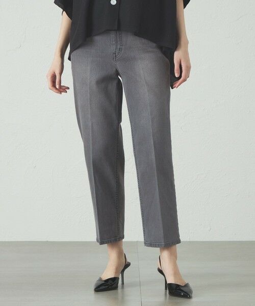 CAST: / キャスト コロン パンツ | 【美シルエット】クロップドストレッチデニム | 詳細14