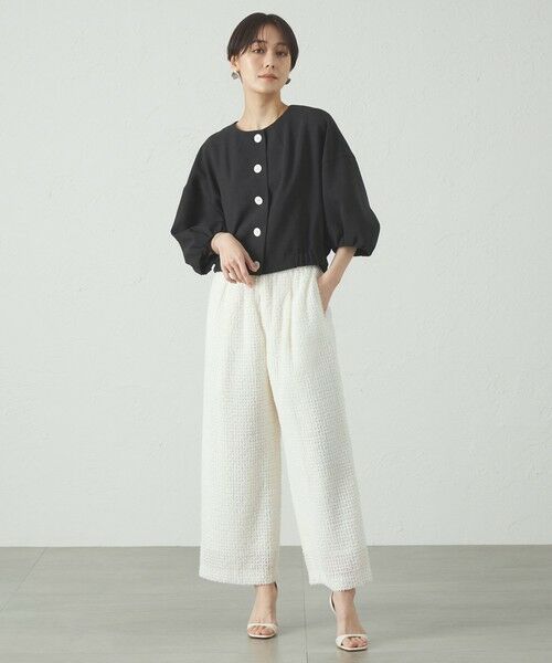 CAST: / キャスト コロン その他アウター | 【セットアップ対応/洗える/吸水速乾】リネンライクショートブルゾン | 詳細3