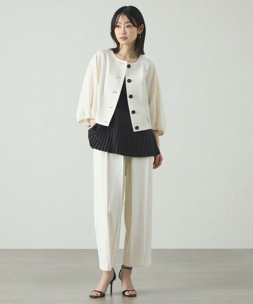 CAST: / キャスト コロン その他アウター | 【セットアップ対応/洗える/吸水速乾】リネンライクショートブルゾン | 詳細2