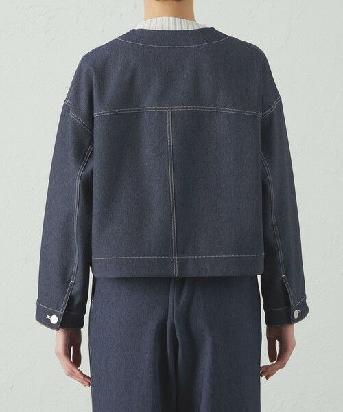 CAST: / キャスト コロン その他アウター | 【セットアップ対応/着回し抜群】デニムライクジャケット | 詳細5