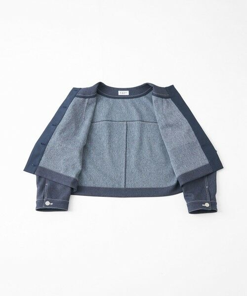 CAST: / キャスト コロン その他アウター | 【セットアップ対応/着回し抜群】デニムライクジャケット | 詳細8