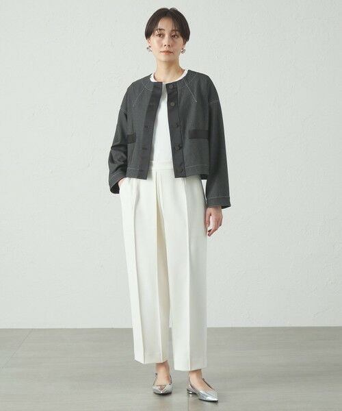 CAST: / キャスト コロン その他アウター | 【セットアップ対応/着回し抜群】デニムライクジャケット | 詳細1