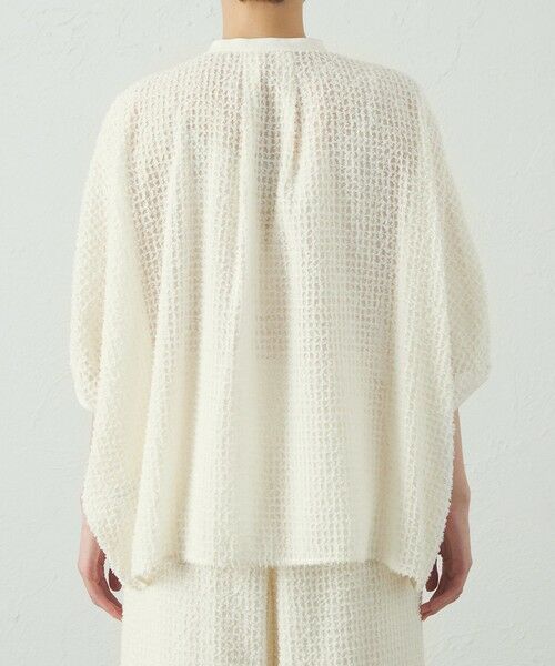 CAST: / キャスト コロン シャツ・ブラウス | 【セットアップ対応/オンでもオフでも活躍】フェザーシフォンフォルムブラウス | 詳細5