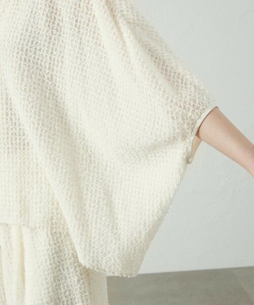 CAST: / キャスト コロン シャツ・ブラウス | 【セットアップ対応/オンでもオフでも活躍】フェザーシフォンフォルムブラウス | 詳細6