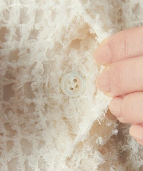 CAST: / キャスト コロン シャツ・ブラウス | 【セットアップ対応/オンでもオフでも活躍】フェザーシフォンフォルムブラウス | 詳細7