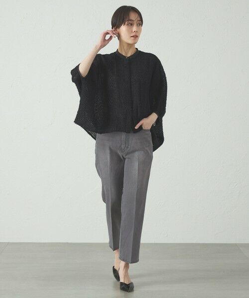 CAST: / キャスト コロン シャツ・ブラウス | 【セットアップ対応/オンでもオフでも活躍】フェザーシフォンフォルムブラウス | 詳細2