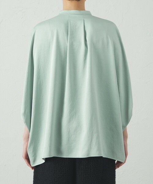 CAST: / キャスト コロン シャツ・ブラウス | 【セットアップ対応/吸水速乾/UV効果】シルキーツイルフォルムブラウス | 詳細8