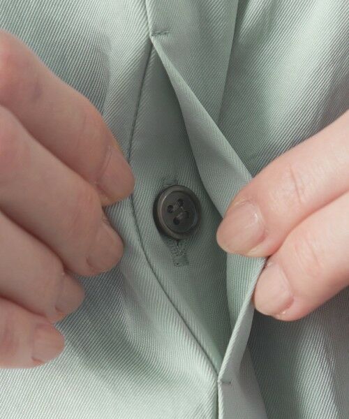 CAST: / キャスト コロン シャツ・ブラウス | 【セットアップ対応/吸水速乾/UV効果】シルキーツイルフォルムブラウス | 詳細11