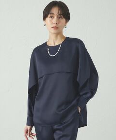 CAST: / キャスト コロン シャツ・ブラウス | 【セットアップ対応/オンでもオフでも活躍】レイヤードブラウス