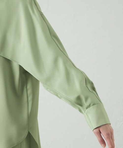 CAST: / キャスト コロン シャツ・ブラウス | 【セットアップ対応/オンでもオフでも活躍】レイヤードブラウス | 詳細10