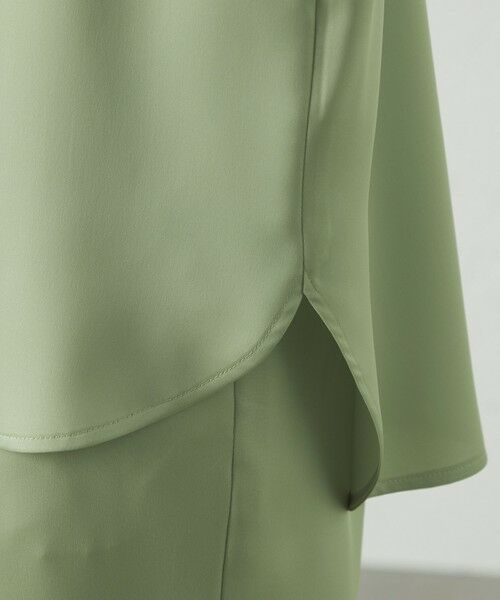 CAST: / キャスト コロン シャツ・ブラウス | 【セットアップ対応/オンでもオフでも活躍】レイヤードブラウス | 詳細11