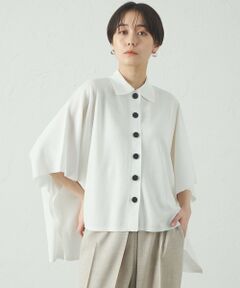 CAST: / キャスト コロン ニット・セーター | 【着回し抜群】スクエアーパターンニットカーデ