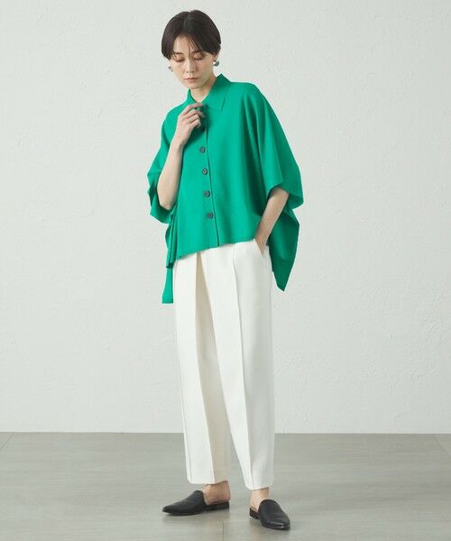 CAST: / キャスト コロン ニット・セーター | 【着回し抜群】スクエアーパターンニットカーデ | 詳細3