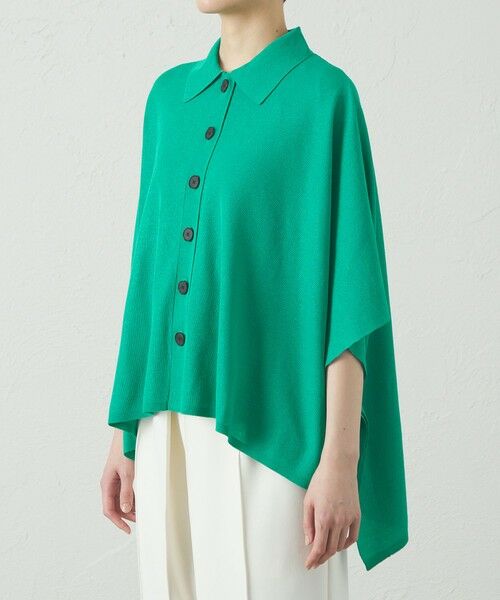 CAST: / キャスト コロン ニット・セーター | 【着回し抜群】スクエアーパターンニットカーデ | 詳細5