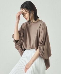 CAST: / キャスト コロン カットソー | 【接触冷感/抗菌防臭/白化軽減】アームギャザーカットソー