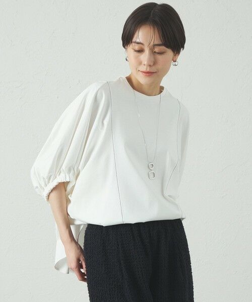 CAST: / キャスト コロン カットソー | 【接触冷感/抗菌防臭/白化軽減】アームギャザーカットソー | 詳細12