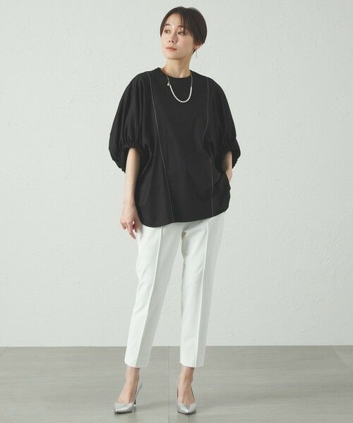 CAST: / キャスト コロン カットソー | 【接触冷感/抗菌防臭/白化軽減】アームギャザーカットソー | 詳細4