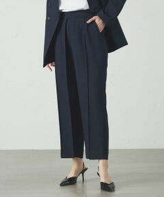 CAST: / キャスト コロン パンツ | 【セットアップ対応/吸水速乾/美シルエット】リネンライクタックフォルムパンツ