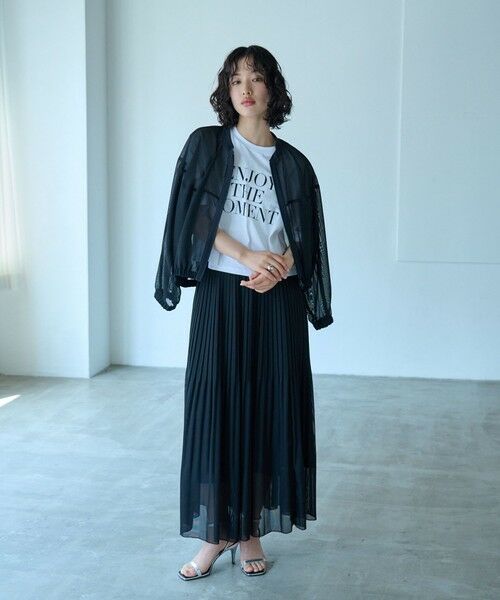 CAST: / キャスト コロン その他アウター | 【着回し抜群/セットアップ対応】メッシュカラミブルゾン | 詳細1