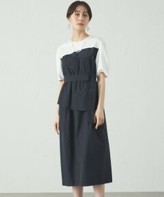 CAST: / キャスト コロン ロング・マキシ丈ワンピース | 【1枚で着映える】ビスチェコンビワンピース