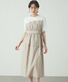 CAST: / キャスト コロン ロング・マキシ丈ワンピース | 【1枚で着映える】ビスチェコンビワンピース