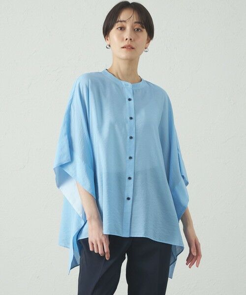 CAST: / キャスト コロン シャツ・ブラウス | 【1枚で着映える】スクエアーパターンオーバーブラウス | 詳細13