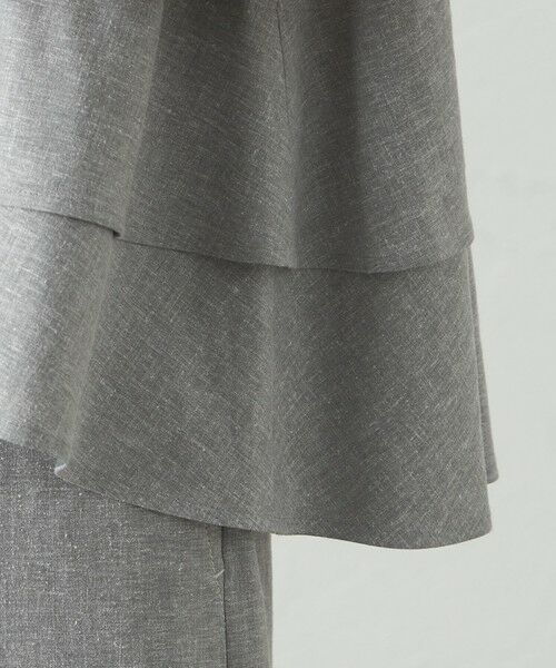 CAST: / キャスト コロン シャツ・ブラウス | 【接触冷感/UV対策/セットアップ対応】トリミングレイヤードトップス | 詳細11