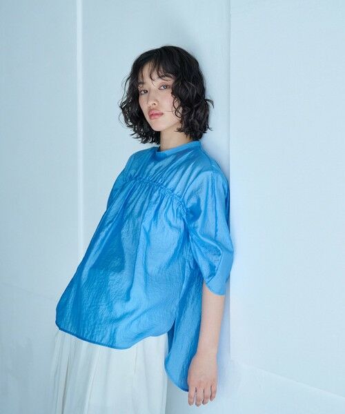 CAST: / キャスト コロン シャツ・ブラウス | 【1枚で着映える】ギャザーブラウス | 詳細1