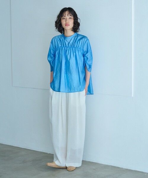 CAST: / キャスト コロン シャツ・ブラウス | 【1枚で着映える】ギャザーブラウス | 詳細2