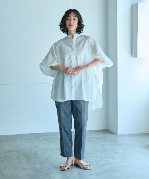 CAST: / キャスト コロン シャツ・ブラウス | 【接触冷感/吸水速乾】オーバーシャツ | 詳細2