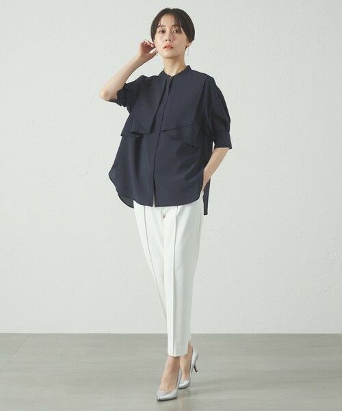 CAST: / キャスト コロン シャツ・ブラウス | 【オンでもオフでも活躍】レイヤードショートスリーブブラウス | 詳細3