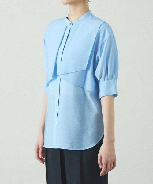 CAST: / キャスト コロン シャツ・ブラウス | 【オンでもオフでも活躍】レイヤードショートスリーブブラウス | 詳細5