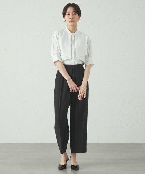 CAST: / キャスト コロン シャツ・ブラウス | 【オンでもオフでも活躍】レイヤードショートスリーブブラウス | 詳細1