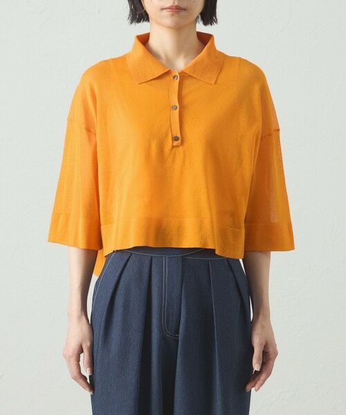 CAST: / キャスト コロン ニット・セーター | 【イチオシ】シアーニットポロ | 詳細5