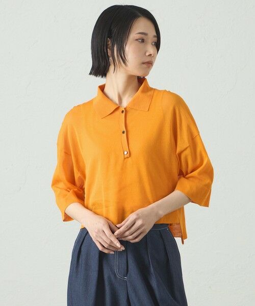 CAST: / キャスト コロン ニット・セーター | 【イチオシ】シアーニットポロ | 詳細14