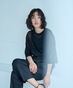 CAST: / キャスト コロン ニット・セーター | 【イチオシ】シアーニットプルオーバー