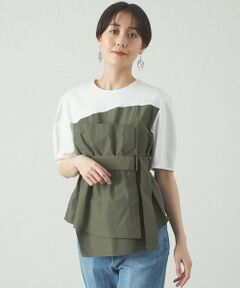 CAST: / キャスト コロン カットソー | 【1枚で着映える】ビスチェコンビカットソー