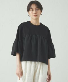 CAST: / キャスト コロン カットソー | 【1枚で着映える】タフタコンビウェーブカットソー