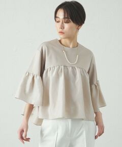 CAST: / キャスト コロン カットソー | 【1枚で着映える】タフタコンビウェーブカットソー