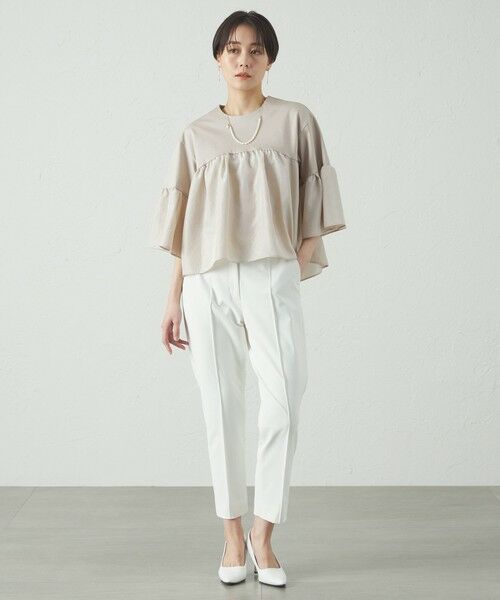 CAST: / キャスト コロン カットソー | 【1枚で着映える】タフタコンビウェーブカットソー | 詳細3