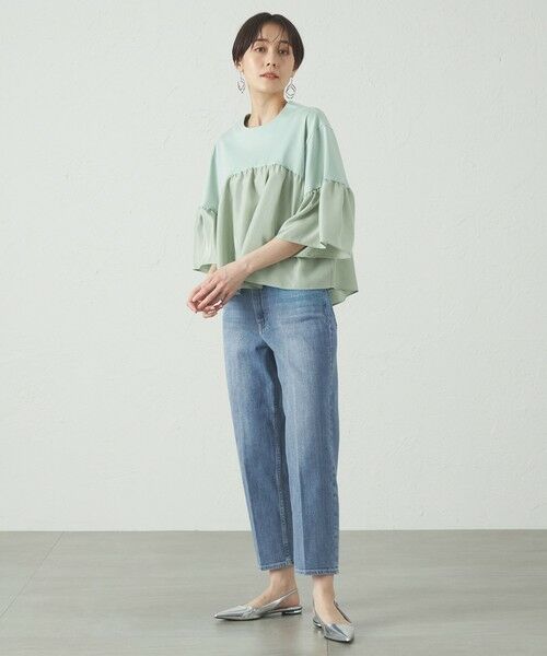 CAST: / キャスト コロン カットソー | 【1枚で着映える】タフタコンビウェーブカットソー | 詳細4