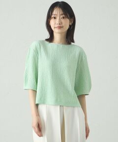 CAST: / キャスト コロン カットソー | 【1枚で着映える】ポコポコクロップドトップス