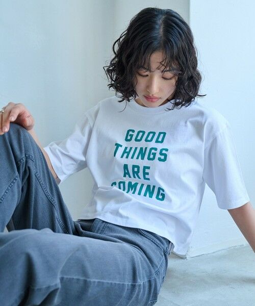 CAST: / キャスト コロン カットソー | 【GOOD THINGS ARE COMING】プリントTシャツ | 詳細1