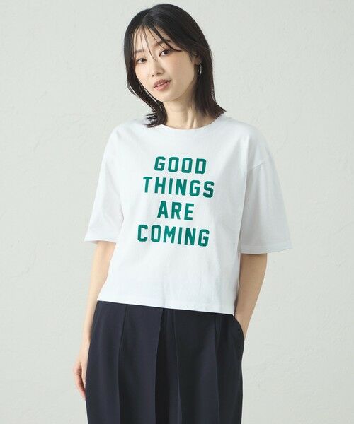 CAST: / キャスト コロン カットソー | 【GOOD THINGS ARE COMING】プリントTシャツ | 詳細4